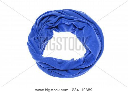 Lightweight Beautiful Scarf Isolated On White Background.