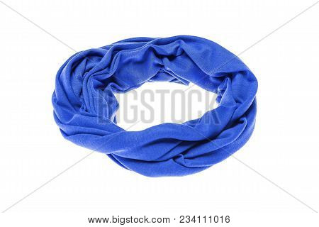 Lightweight Beautiful Scarf Isolated On White Background.
