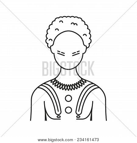Indigenous Icon. Outline Indigenous Vector Icon For Web Design Isolated On White Background