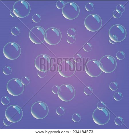 Abstract Creative Concept Vector Shiny Transparent Bubbles For Web And Mobile Applications Isolated 