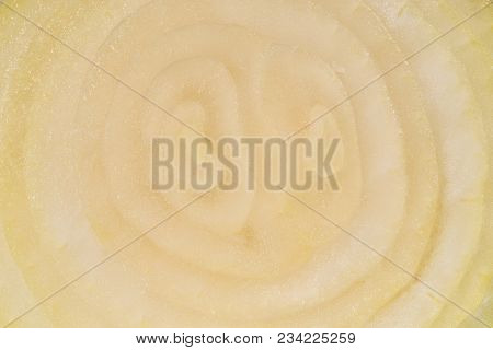 White Onion Cut In Half Close-up Photo