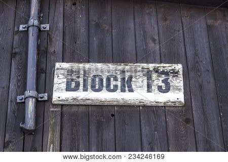 Lublin, Poland - January 17, 2018: Details Of Prisoner Barracks In Majdanek Concentration Camp In Lu