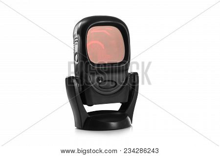 Bar Code Reader Isolated On White Background.