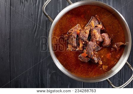 Czech Beef Goulash In A Pan