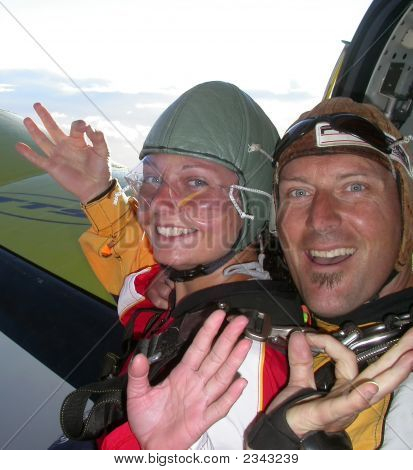 About To Jump From Aeroplane