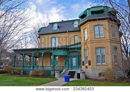 Ottawa, Canada - Nov. 20, 2012: Laurier House, Built In 1878, Is A National Historic Site In Ottawa,