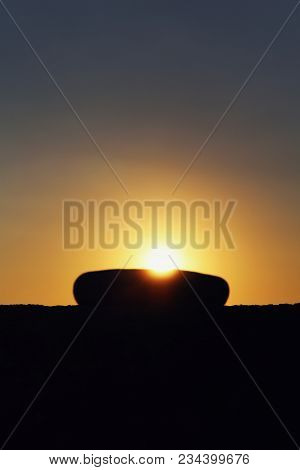 The Sky Shinig On The Rock Stone