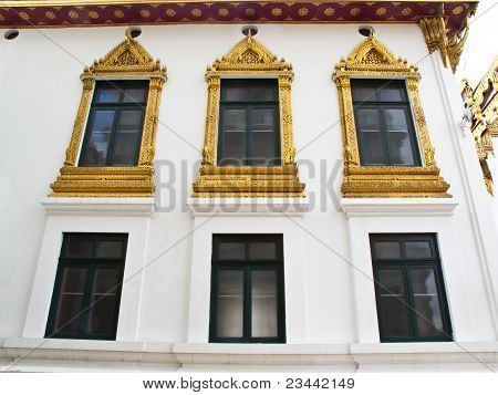 Thailandsk stil vindue, thailand