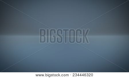 Abstract Blue Anisotropic Background With Vignette Effect.