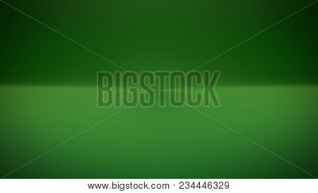 Abstract Green Anisotropic Background With Vignette Effect.