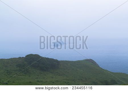 The Far Eastern Landscape Of The Picturesque Bay Of Putyatin Island.