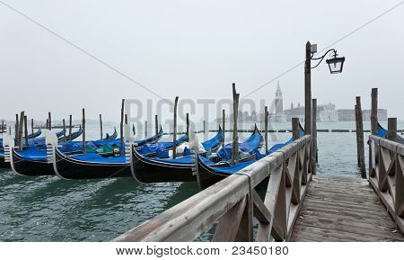 Gondeln i Venedig, Italien