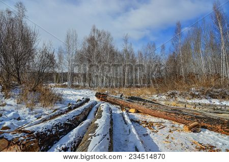 Winter Scenery Of Heilongjiang, China