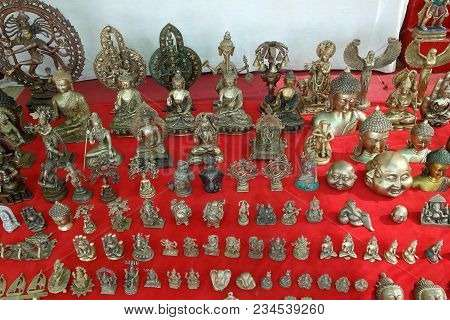 Sculptures And Figurines Of Buddhist And Tibetan Gods