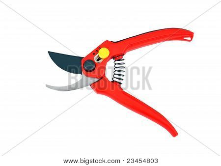 Rot Garten Astschere