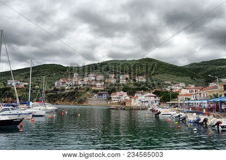 Bursa, Turkey - February 25, 2018; Kumyaka (sigi) Is A Historical Village At Shore Of The Marmara Se
