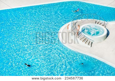 Big Beautiful Outdoor Water Pool