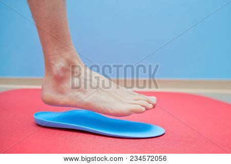Foot On Orthopedic Insoles Medical Foot Correction