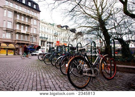 Eine Szene im Malmö Schweden