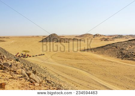 The Scenery In The Mountains Of The Red Sea With Views Of The Desert