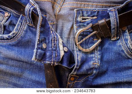 Men's Or Women's Jeans Textile Trousers