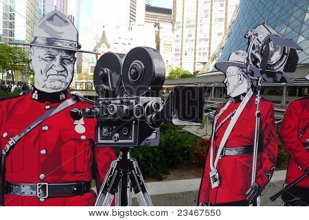 Instalación de arte del Festival de cine de Toronto y Roy Thomson Hall