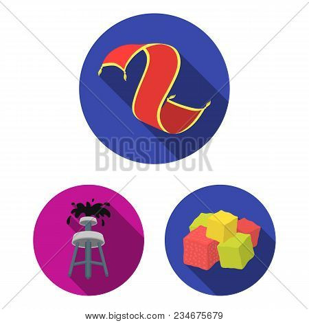 Country United Arab Emirates Flat Icons In Set Collection For Design. Tourism And Attraction Vector 