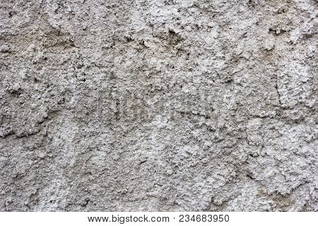 The Texture Of The Plastered Wall, Close Up