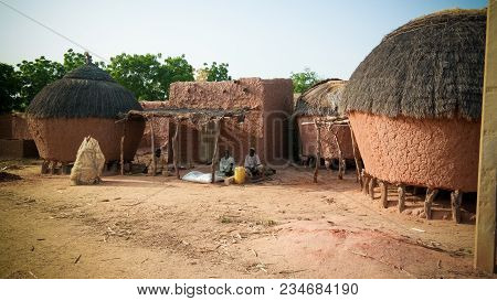 Panoramic View To Bkonni Village Of Hausa People - 29 September 2017 Tahoua, Niger