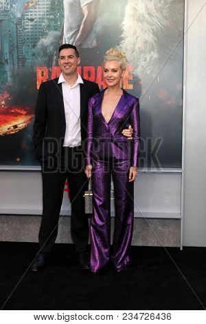 LOS ANGELES - APR 4:  Brad Peyton, Breanne Hill at the 