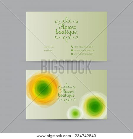 Wedding Salon Logo. Flower Shop Logo. Beauty Logo. Vintage Logo On A Background With Flowers.