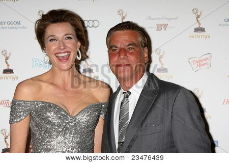 LOS ANGELES - SEP 16: Brenda Strong, Aaron Sorkin 63rd Primetime Emmy Awards kunstnere kandidat REC