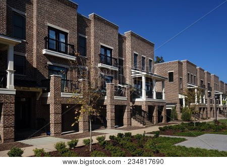 New Brick Townhouses Near Downtown Raleigh, Nc