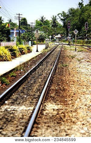 The Stone Pile Will Be The Weight Of The Rail.