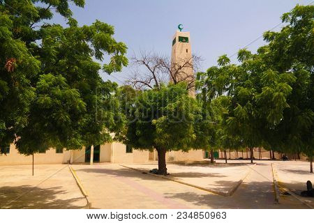 Exterior View To Grand Mosque Of Dosso In Niger