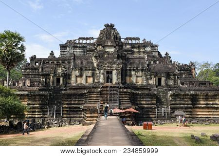 Baphuon Temple At Siem Reap On Cambodia