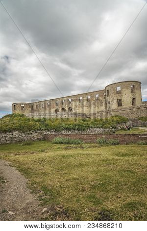 Borgholm Castle On Oland, Sweden, Is Today Only A Ruin Of The Fortress That Was First Built In The S