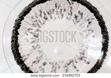Gray Contact Lenses Very Close