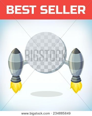 Rocket Launch. Upgrading Old Technology As Upgrade In Business Concept. Turbojet Air Engine Or Turbi