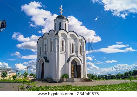 The Church Of St.michael The Grand Prince Of Tver, Who Is Known As Heavenly Patron Of City Of Tver, 