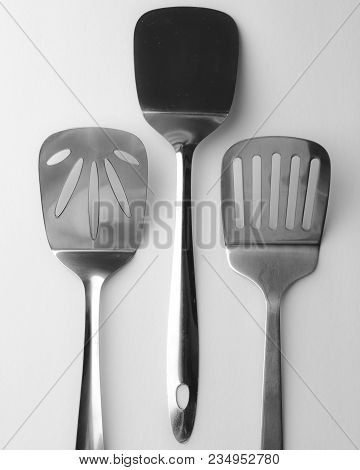 Kitchen Cooking Utensil Spatula Silver Utensils Used In Kitchen
