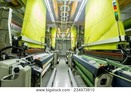 Weaving Workshop At The Factory