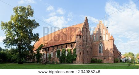 Wienhausen, Germany - August 06, 2016: Exterior View Of Wienhausen Abbey Close To Celle