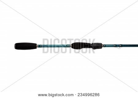 Fishing Rod On White Background. High Resolution Photo.