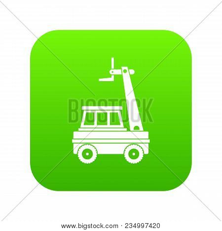 Cherry Picker Icon Digital Green For Any Design Isolated On White Vector Illustration