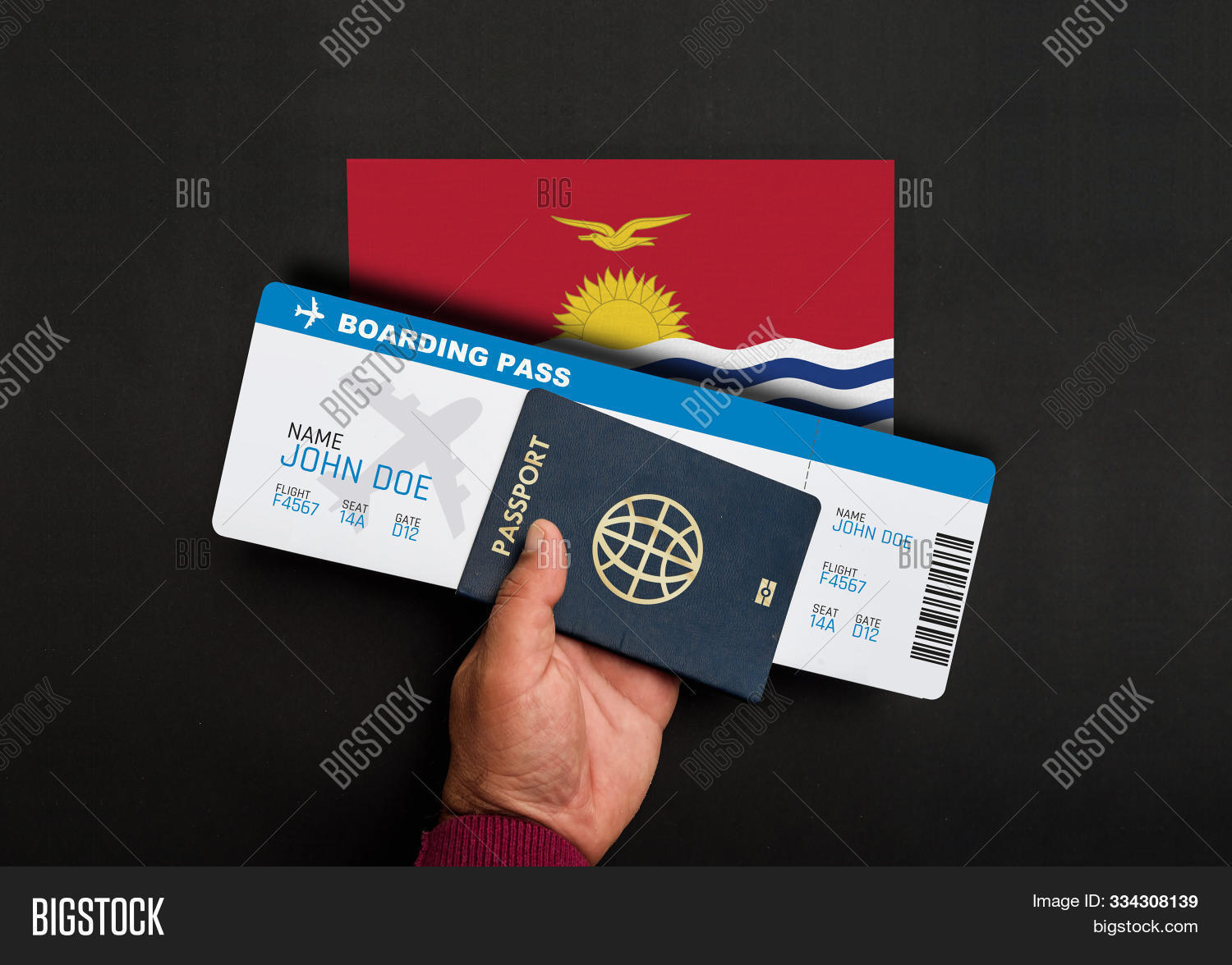 The tickets and passports. Флаг пасс.