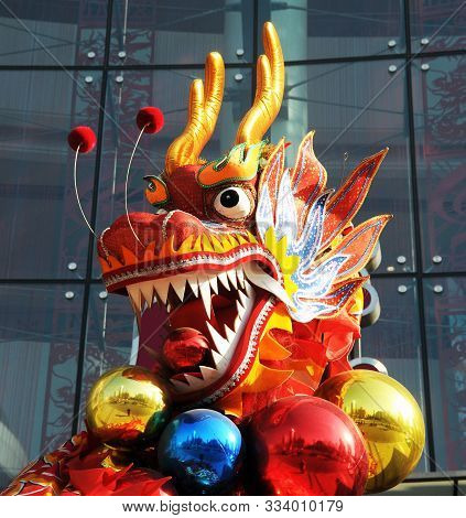 Dragon At The China Festival In Zhuhai.