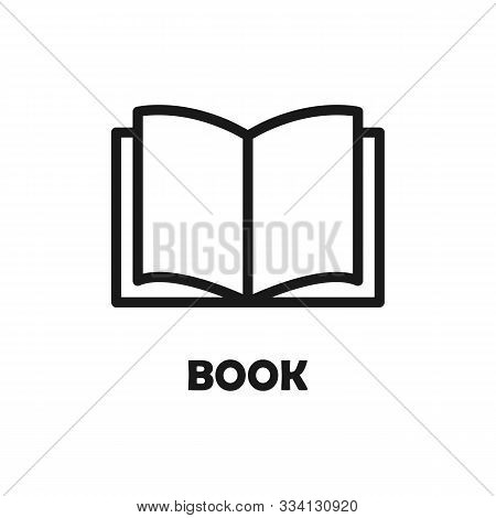 Book Icon. Simple Vector Illustration On White Background. Eps 10