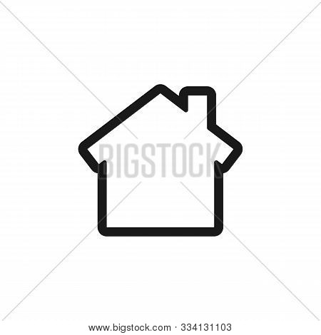 Home Icon. House Symbol. Simple Vector Illustration Eps 10