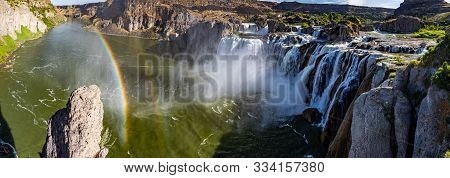Shoshone Falls On The Snake River As Viewed From Shoshone Falls Park In Twin Falls, Idaho.